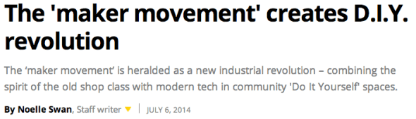 maker movement article