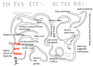 in the city as the day ultra mapping