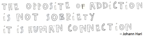 opposite of addiction hari