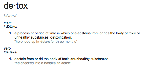 detox defn