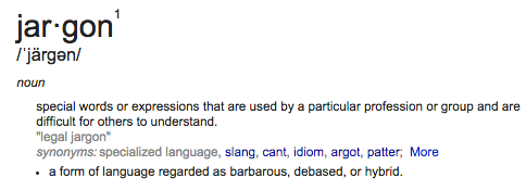 what is jargon