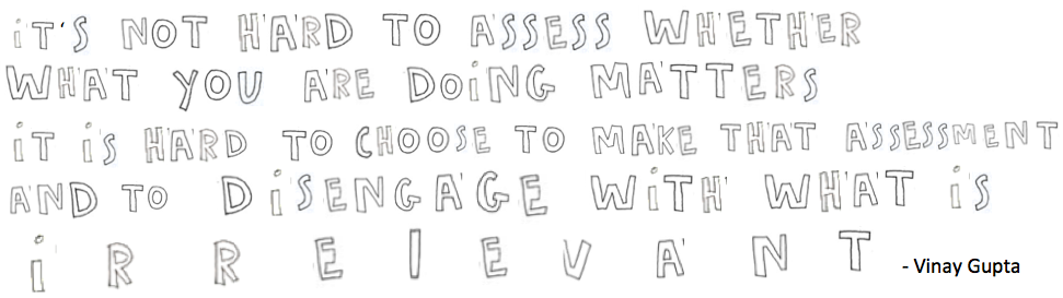 irrelvant quote vinay