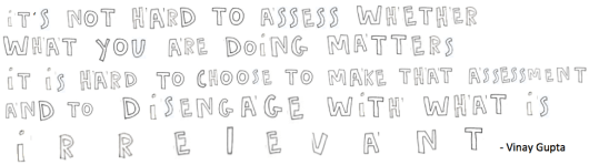 irrelvant quote vinay