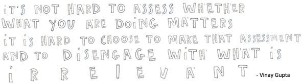 irrelvant quote vinay