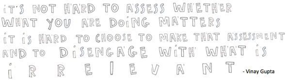 irrelvant quote vinay