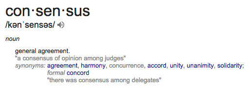 consensus