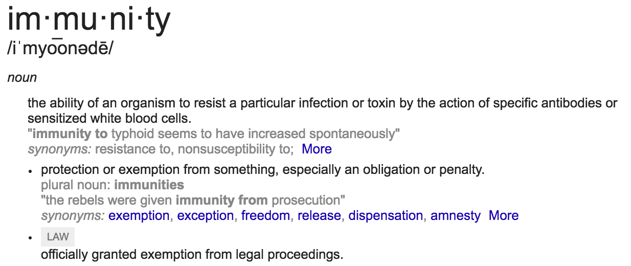 immunity