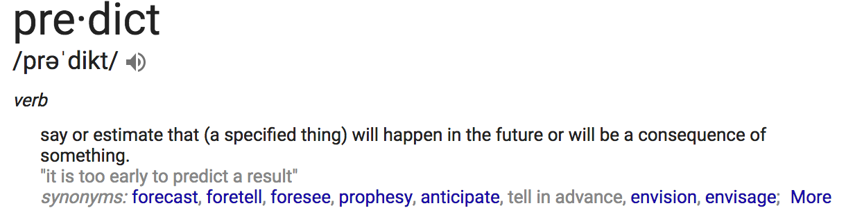 predict